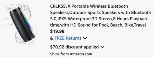 Bluetooth Speaker Cart