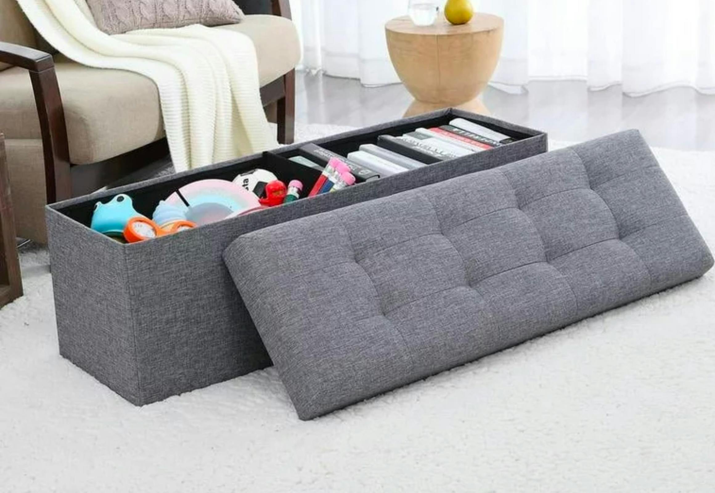 Ornavo Storage Ottomans, as Low as 23.50 Shipped at QVC The Krazy
