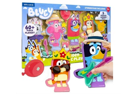 Bluey Wooden Playset