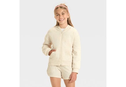 Cat & Jack Kids' Zip-Up Sweatshirt