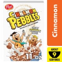 Post Cinnamon Pebbles Cereal Box