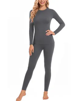 Ekouaer Women's Thermal Set