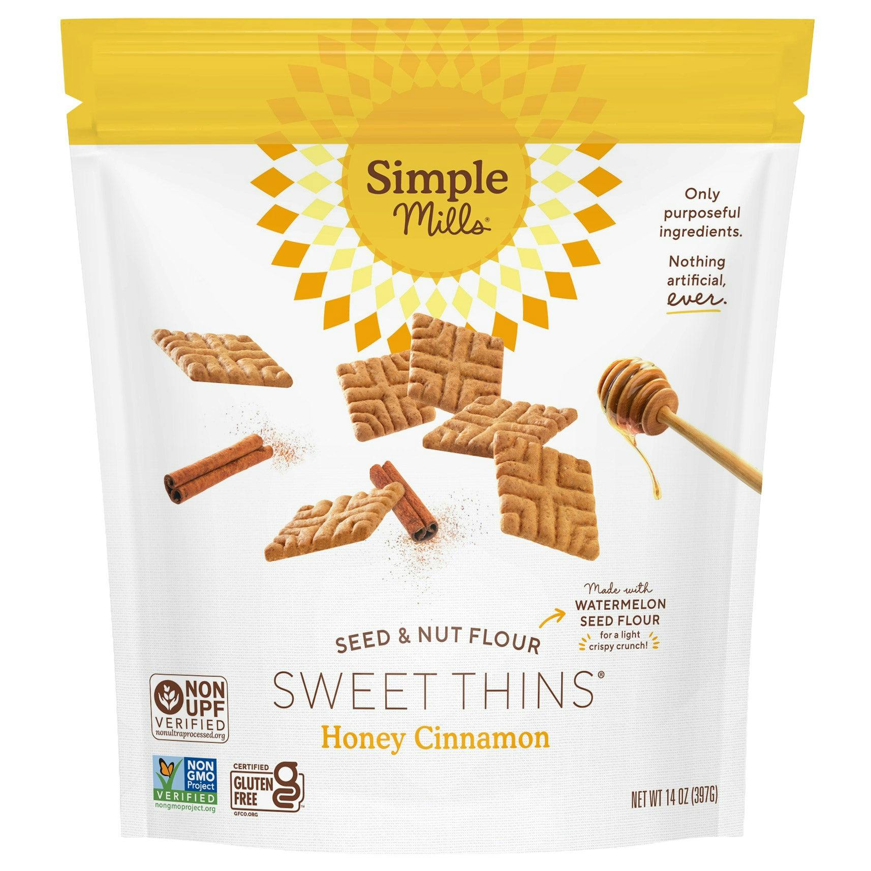 Simple Mills Sweet Thins Snacks Bag