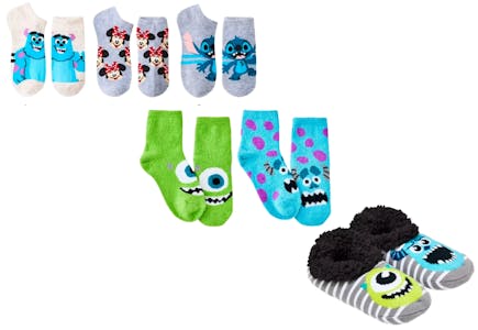 9 Pairs of Monsters Inc. Socks
