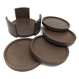 Coaster Set with Holder