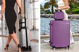 Run, Don’t Walk: The Home Depot’s Hardside Luggage Sets Start at Only $39 card image