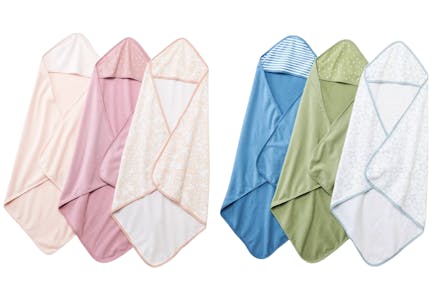 Cloud Island Baby Hooded Towel Set
