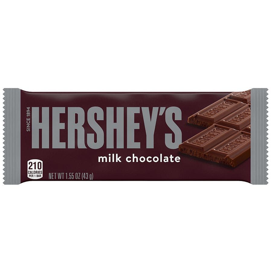 2 Hershey's Milk Chocolate Bars