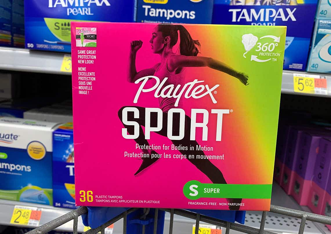 Playtex Sport 36-Count Tampons, as Low as $3.19 per Pack on Amazon