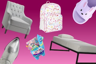 Furniture, shoes, backpack & Polly Pocket toy