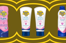 Banana Boat Baby Sunscreens, Starting at $4.67 on Amazon card image