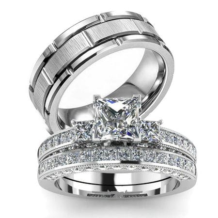 Couple Wedding Ring Set