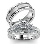 Couple Wedding Ring Set