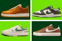 Nike's Best Adult Shoe Deals: $66 Dunks, $46 Court Legacy, and More card image