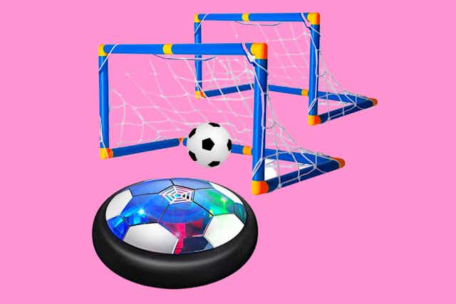 Hover Soccer Set With 2 Goals, Just $21.99 + Free Shipping at UntilGone card image