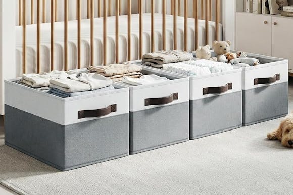 Closet Storage Basket 4-Pack, as Low as $11.99 on Amazon