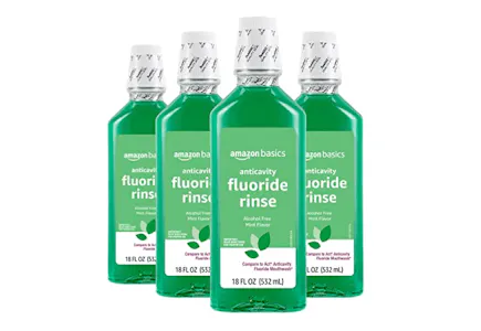 Amazon Basics Mouthwash 4-Pack