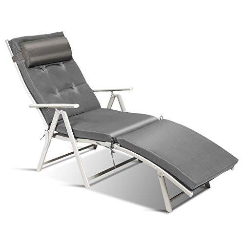 Outdoor Folding Chaise Lounge Chair