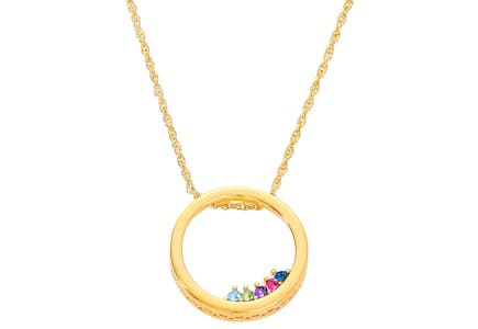 Limoges Jewelry Circle Personalized Necklace