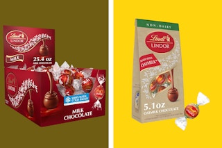 chocolate on a yellow background