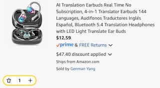AI Translation Earbuds