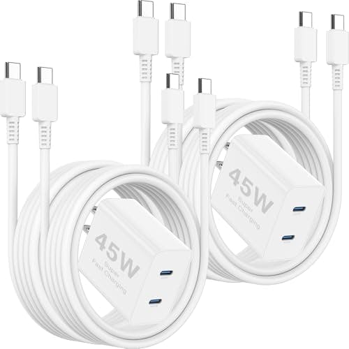 2 Dual Port 45W Chargers