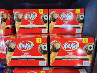 kit kat ice cream cones