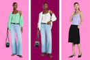 3 scoop women's crochet tank tops side by side
