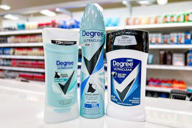 Grab 2 Degree Deodorants for as Low as $2.22 Each at CVS card image