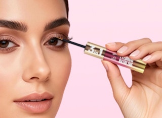 a person applying lash serum