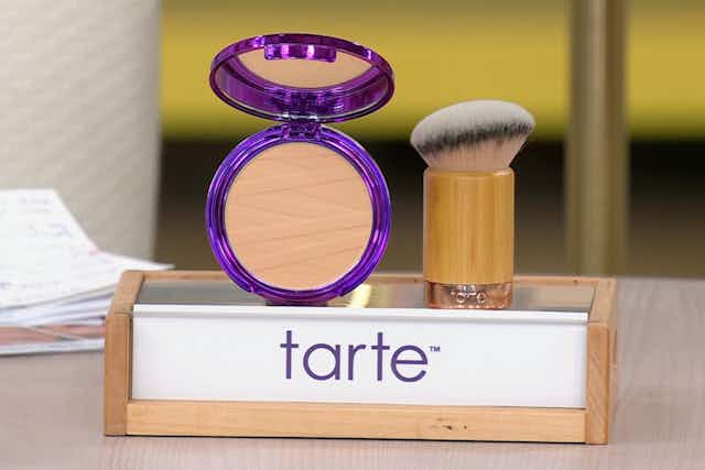 Tarte Shape Tape Foundation and Brush Valued at $67, Now $22 Shipped at HSN card image