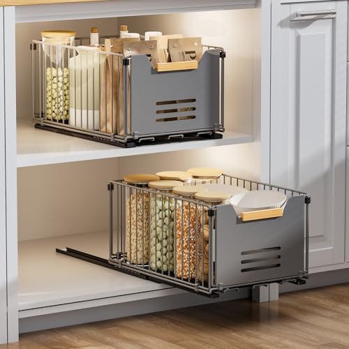 Pull Out Cabinet Organizer 2-Pack