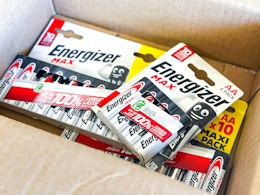 Energizer AA Battery Packs, as Low as $11.30 for Amazon Prime Day card image