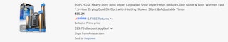 Amazon Heavy-Duty Boot Dryer 2026