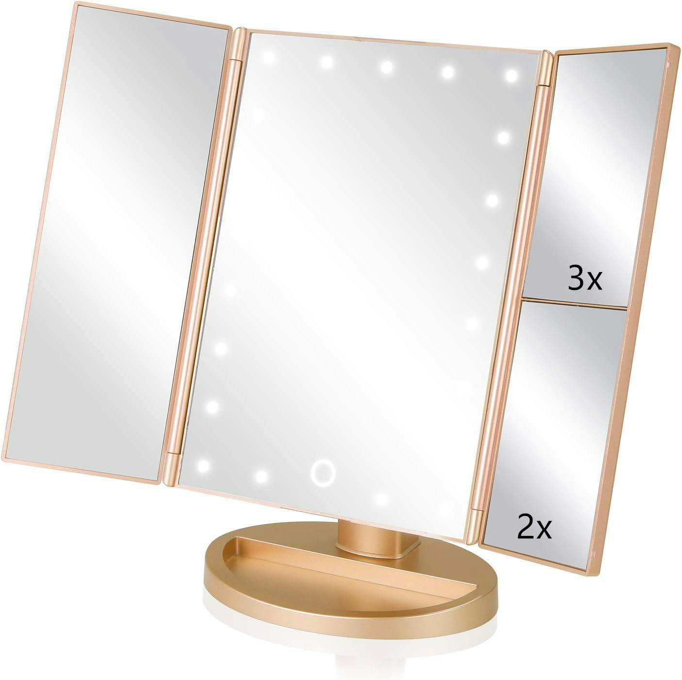 Trifold Makeup Mirror