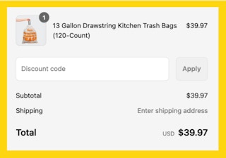 Bounty Rubbish Cart Image