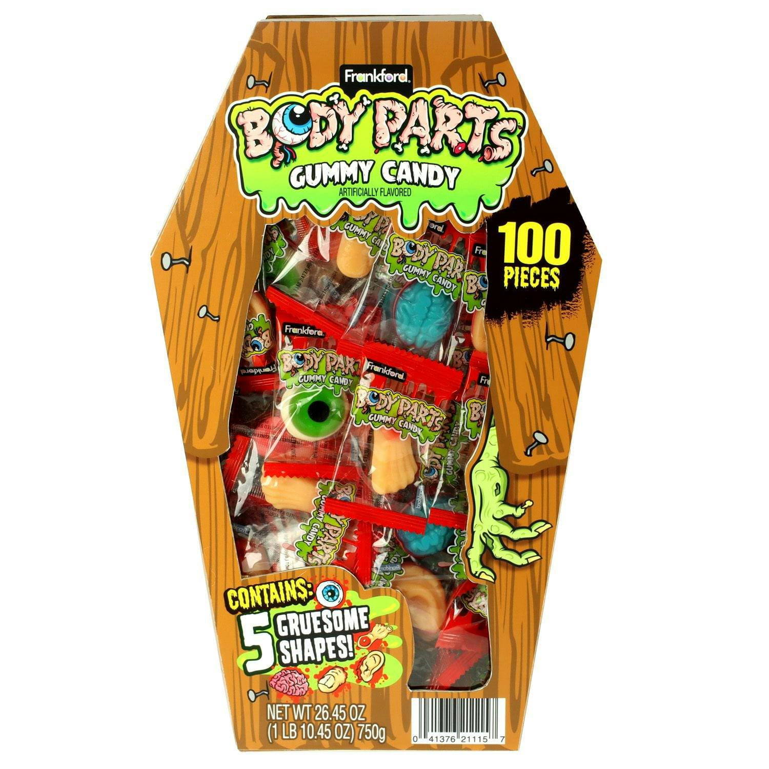Frankford Body Parts Gummy Candy