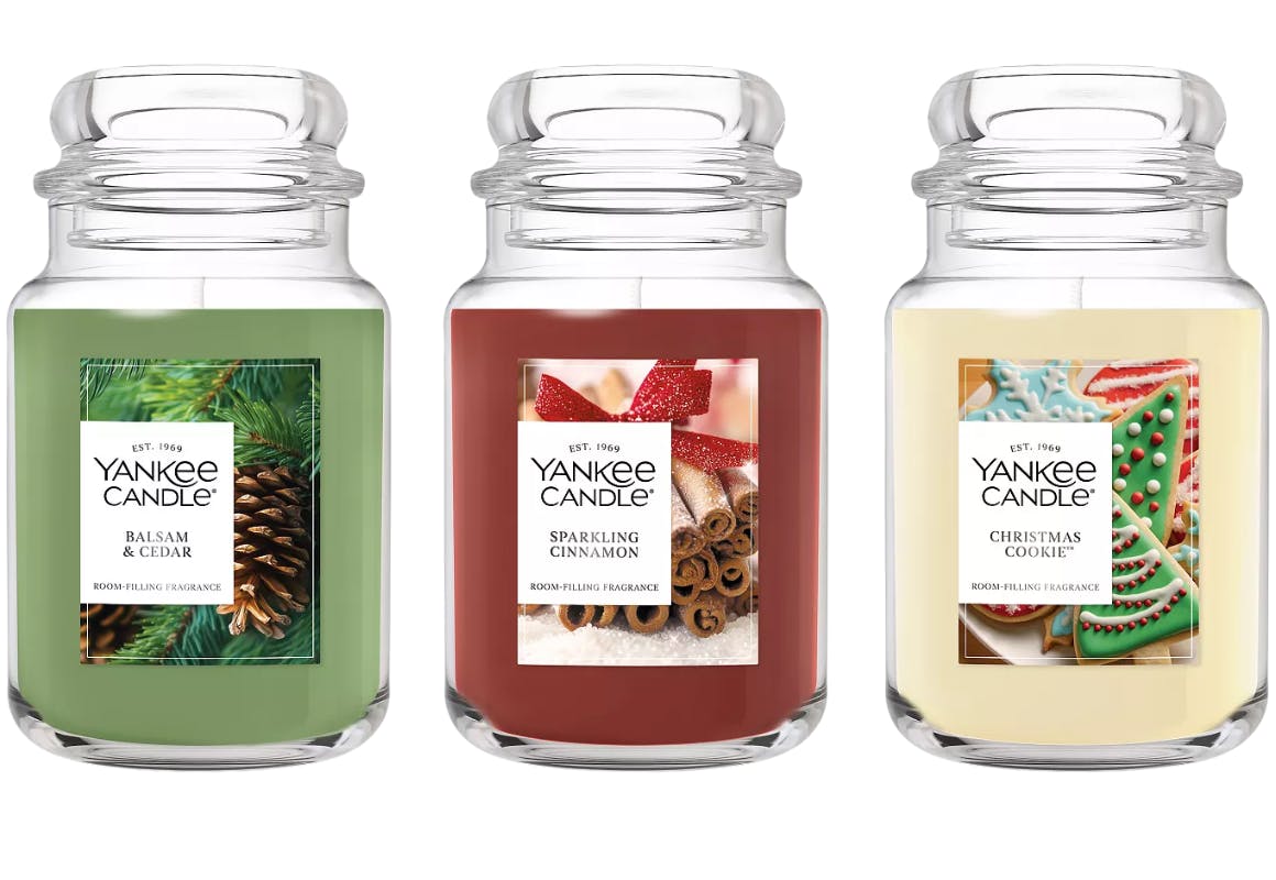 3 Yankee Jar Candles