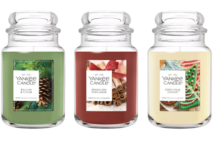 3 Yankee Jar Candles