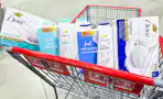 dove products in shopping cart