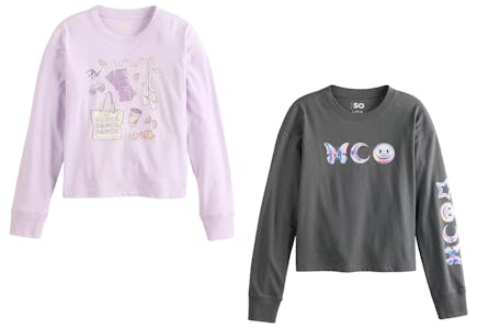 SO Kids' Long-Sleeve Graphic Tee