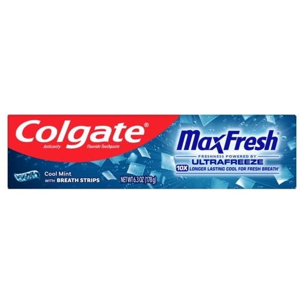 2 Colgate Max Fresh Toothpastes