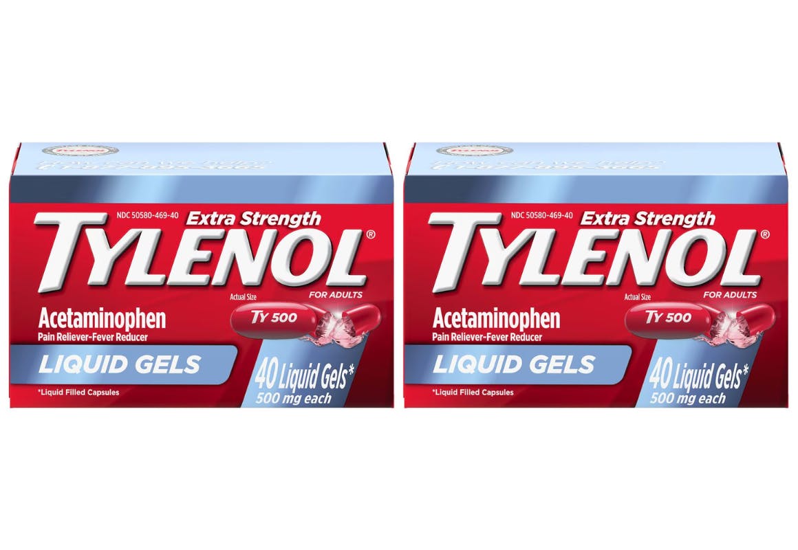 2 Tylenol Extra Strength Boxes