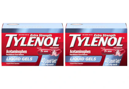 2 Tylenol Extra Strength Boxes