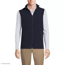Lands' End Men's Fleece Vest