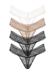 Victoria's Secret Women's Thong 4-Pack