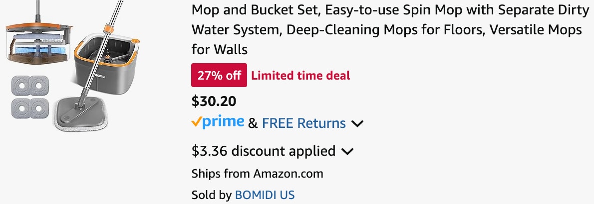 a cart ending in $30.20