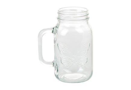 Embossed Mason Jar