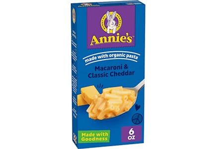2 Annie's Macaroni & Cheeses