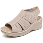 Women's Comfort Knit Platform Sandals
